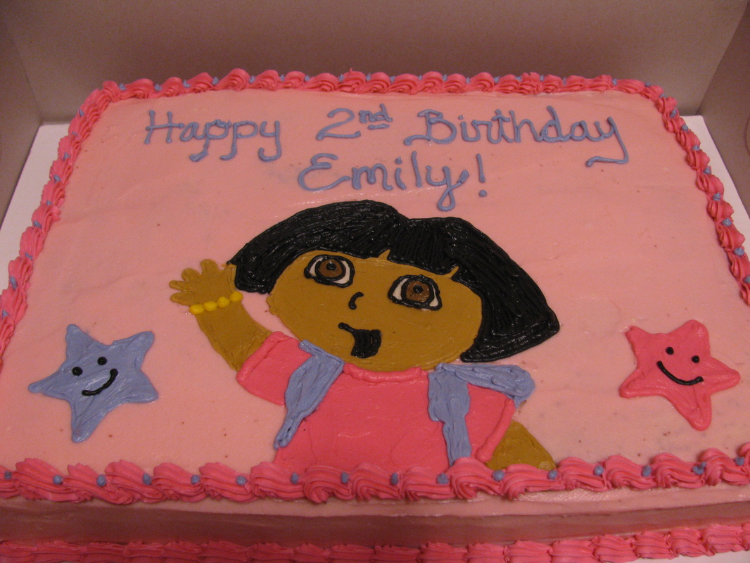 Dora Fairy Castle Cake 3D Buttercream - CakeCentral.com